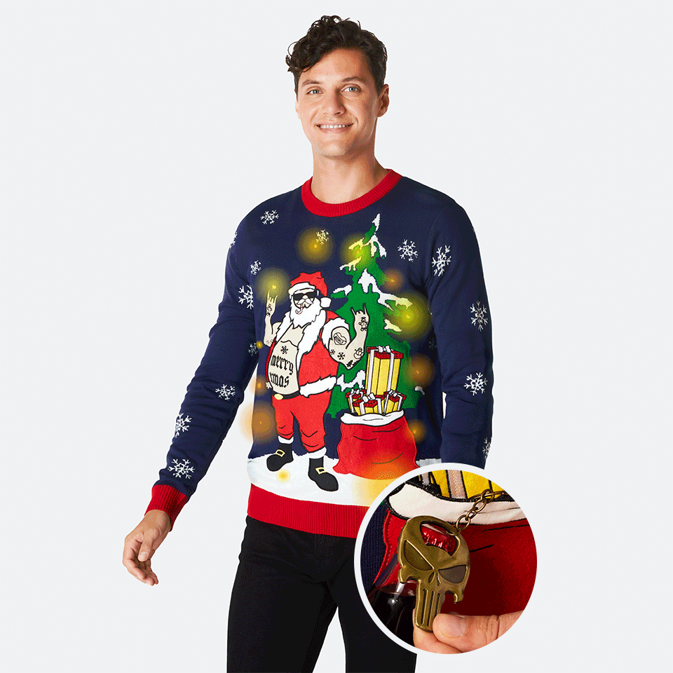 Biker christmas sweater online