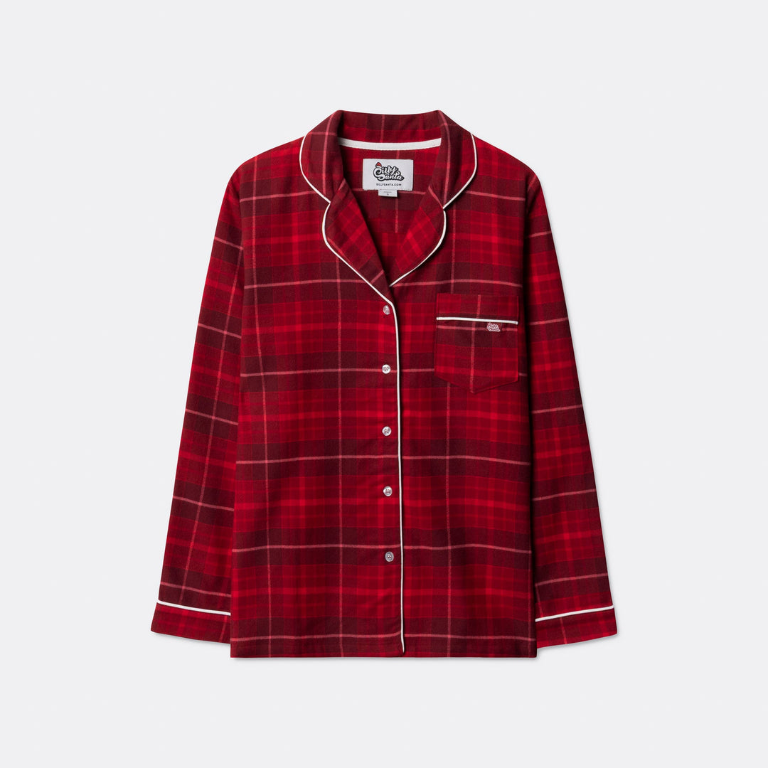 Kids' Red Flannel Christmas Pyjamas