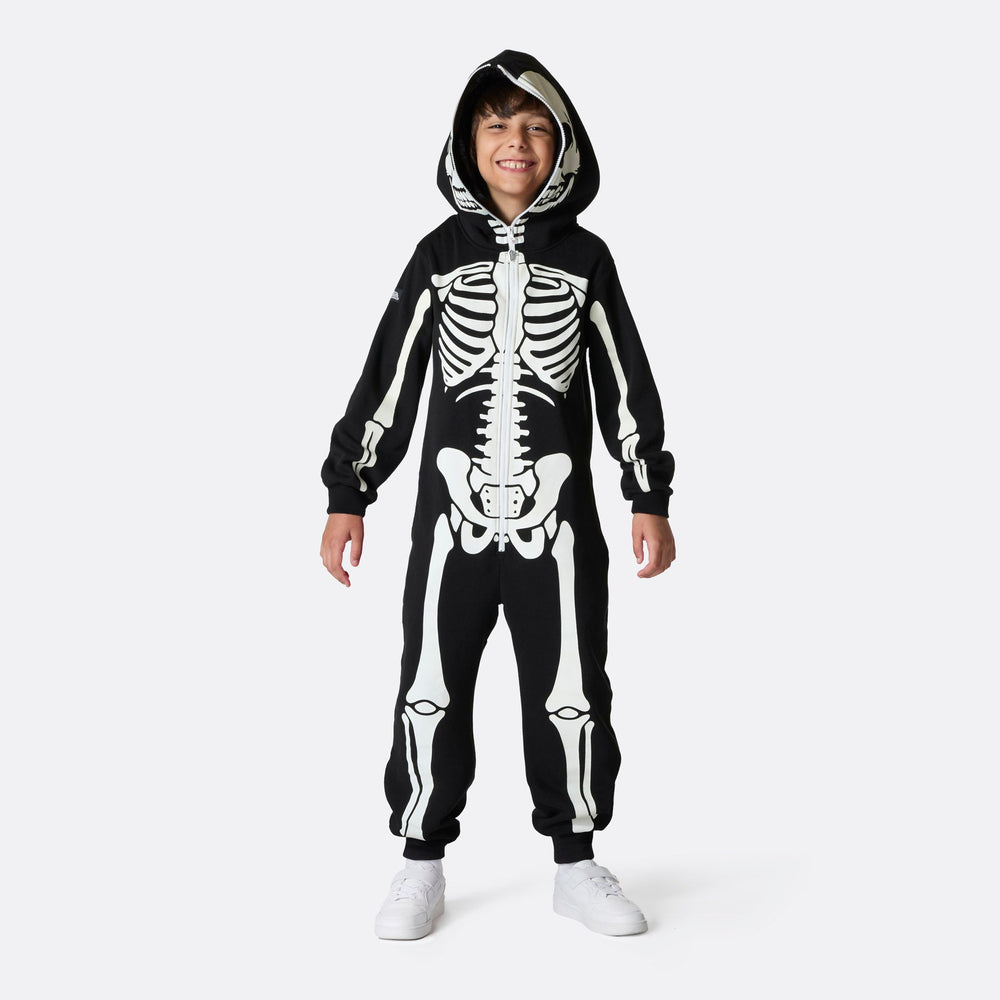 Kids' Skeleton Halloween Onesie
