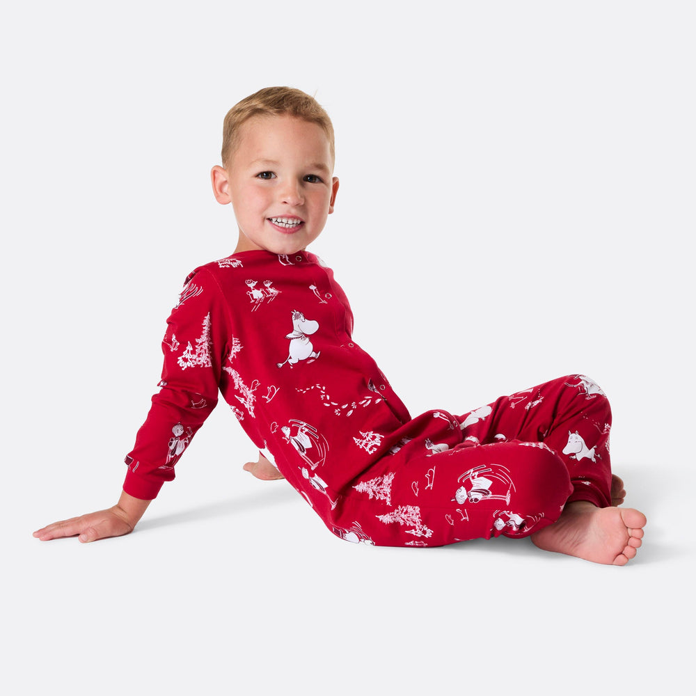 Kids' Moomin Overall Christmas Pyjamas