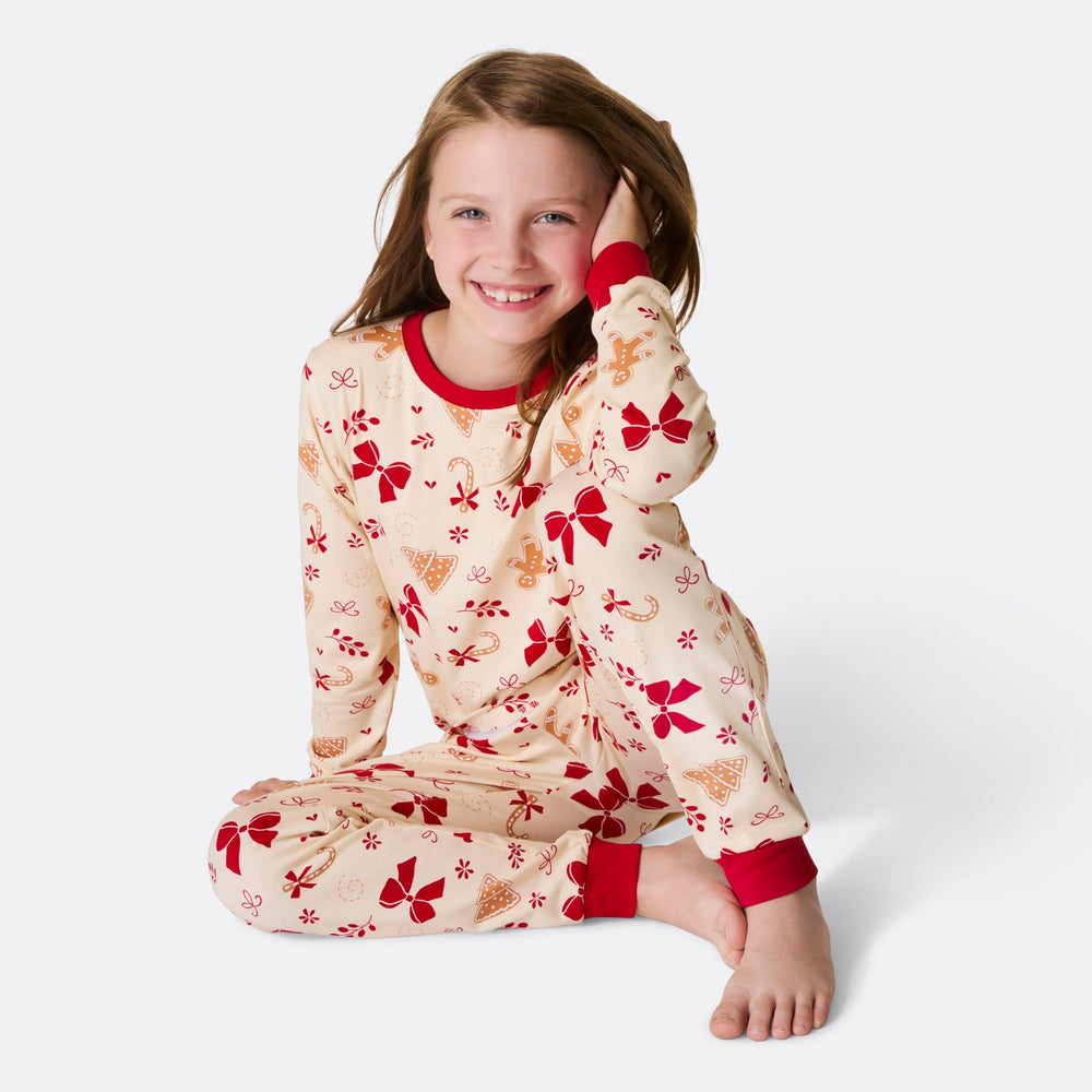 Kids' Gingerbread Christmas Pyjamas
