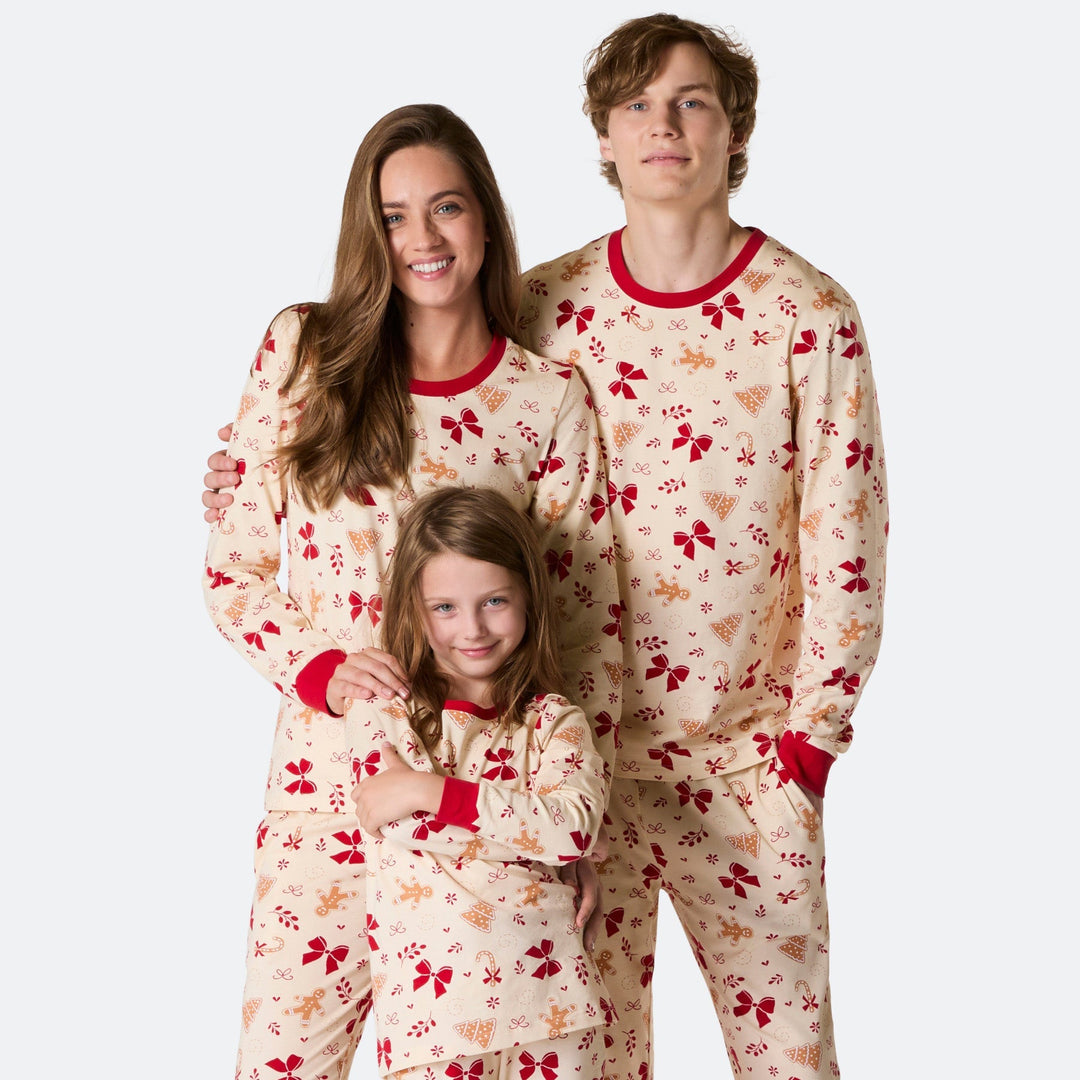 Gingerbread Christmas Pyjamas Family