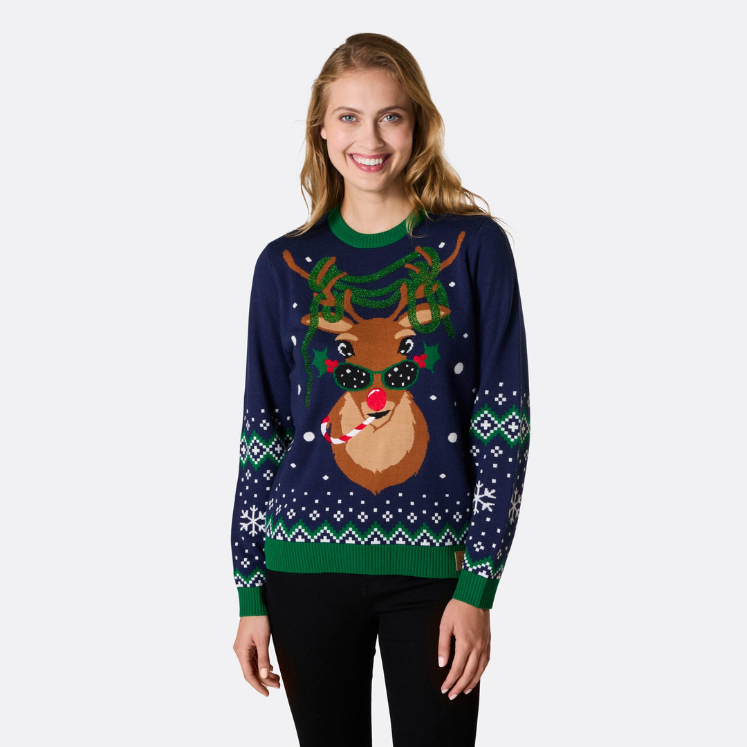 Women's Rudolph Christmas Sweater
