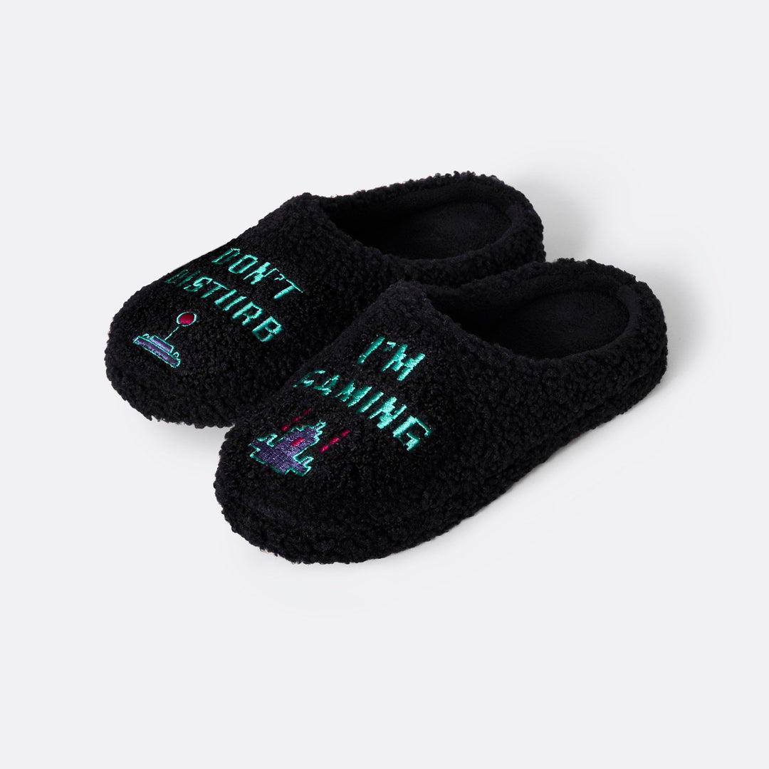 Don't Disturb, I'm Gaming Slippers