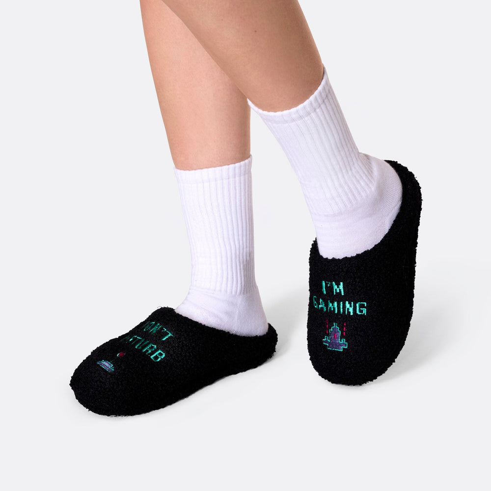 Don't Disturb, I'm Gaming Slippers