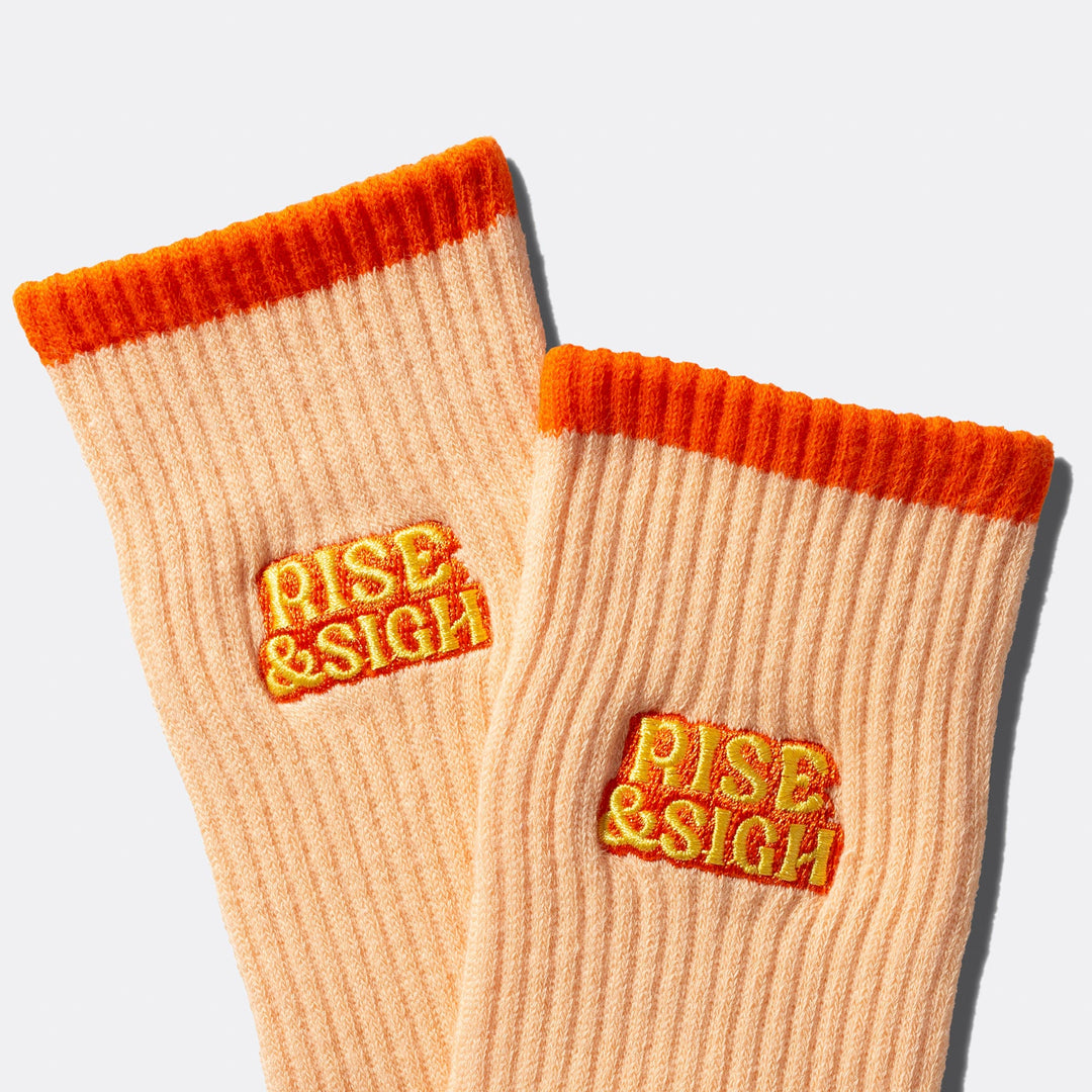 Rise & Sigh Tennis Socks