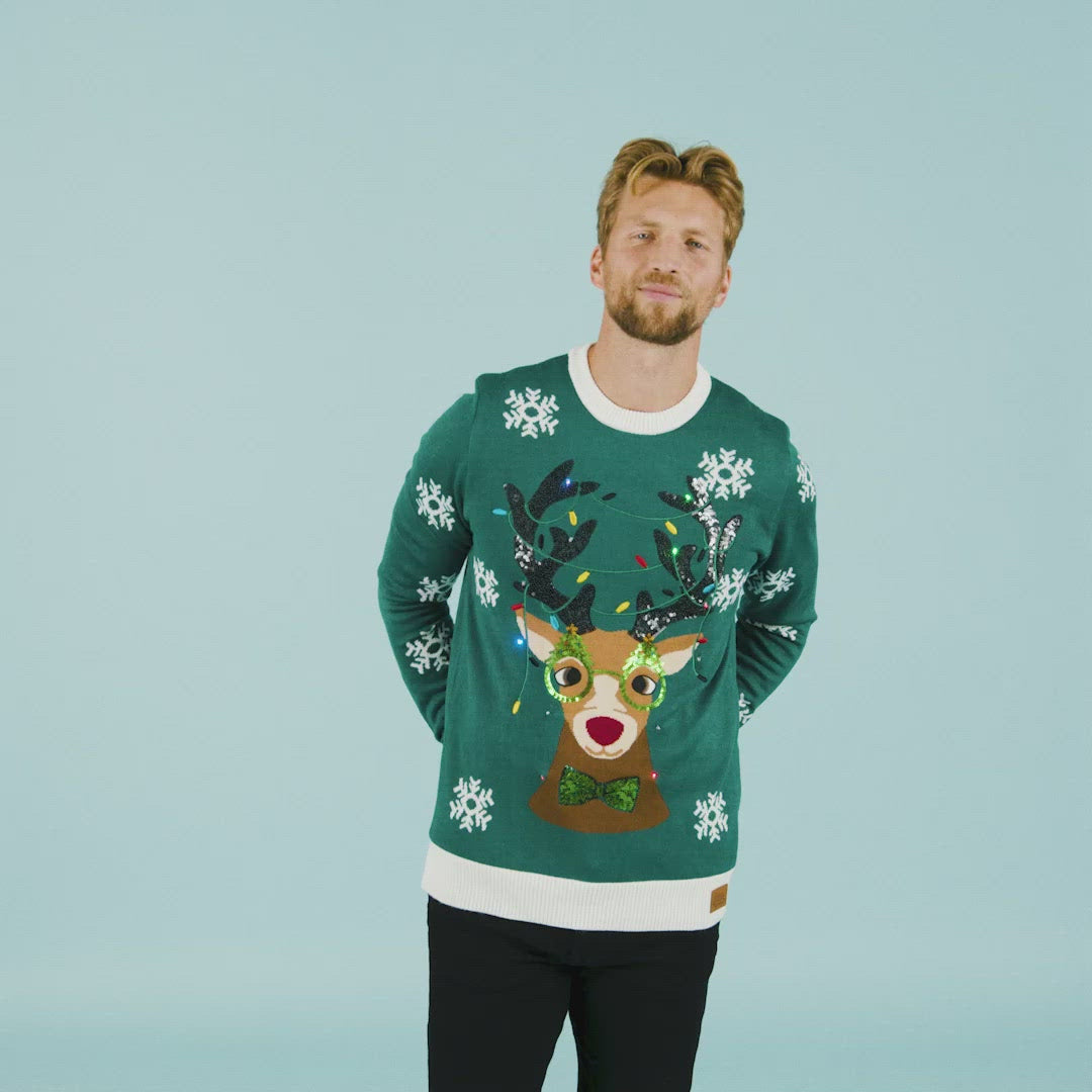 Women's Rudolf Christmas Sweater
