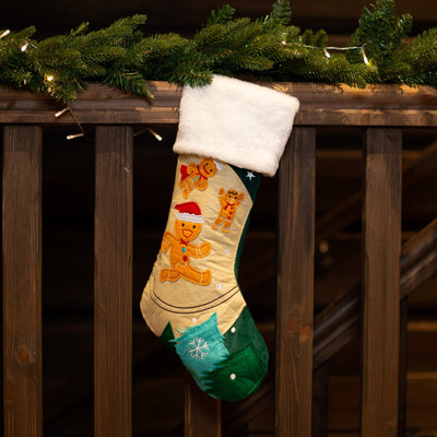 Gingerbread Matching Family Christmas Stocking