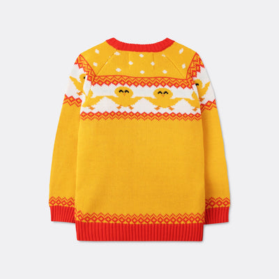 Kids Yellow Easter Sweater