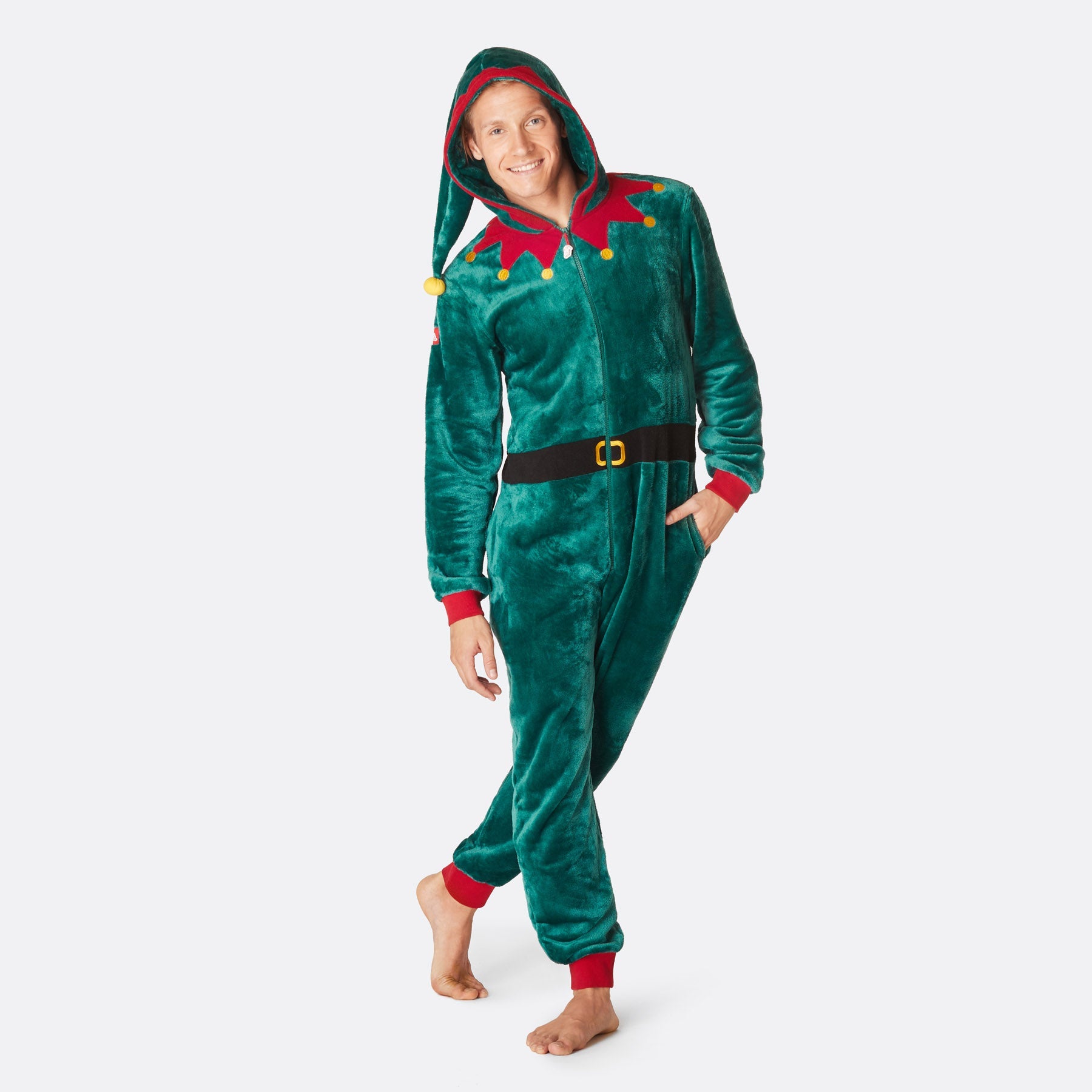 Christmas Pajamas Plus Size Onesies 4x Mens Men's Elf Onesie
