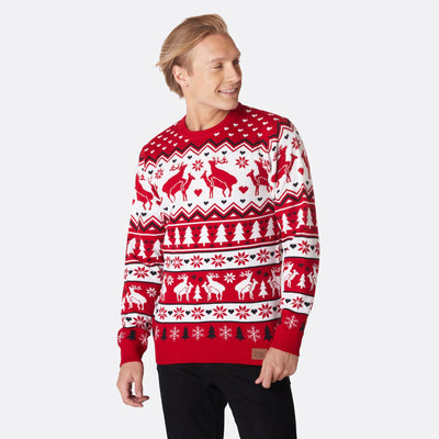 Men's Humping Reindeers Christmas Sweater