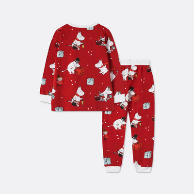 Kids' Red Moomin Christmas Pyjamas