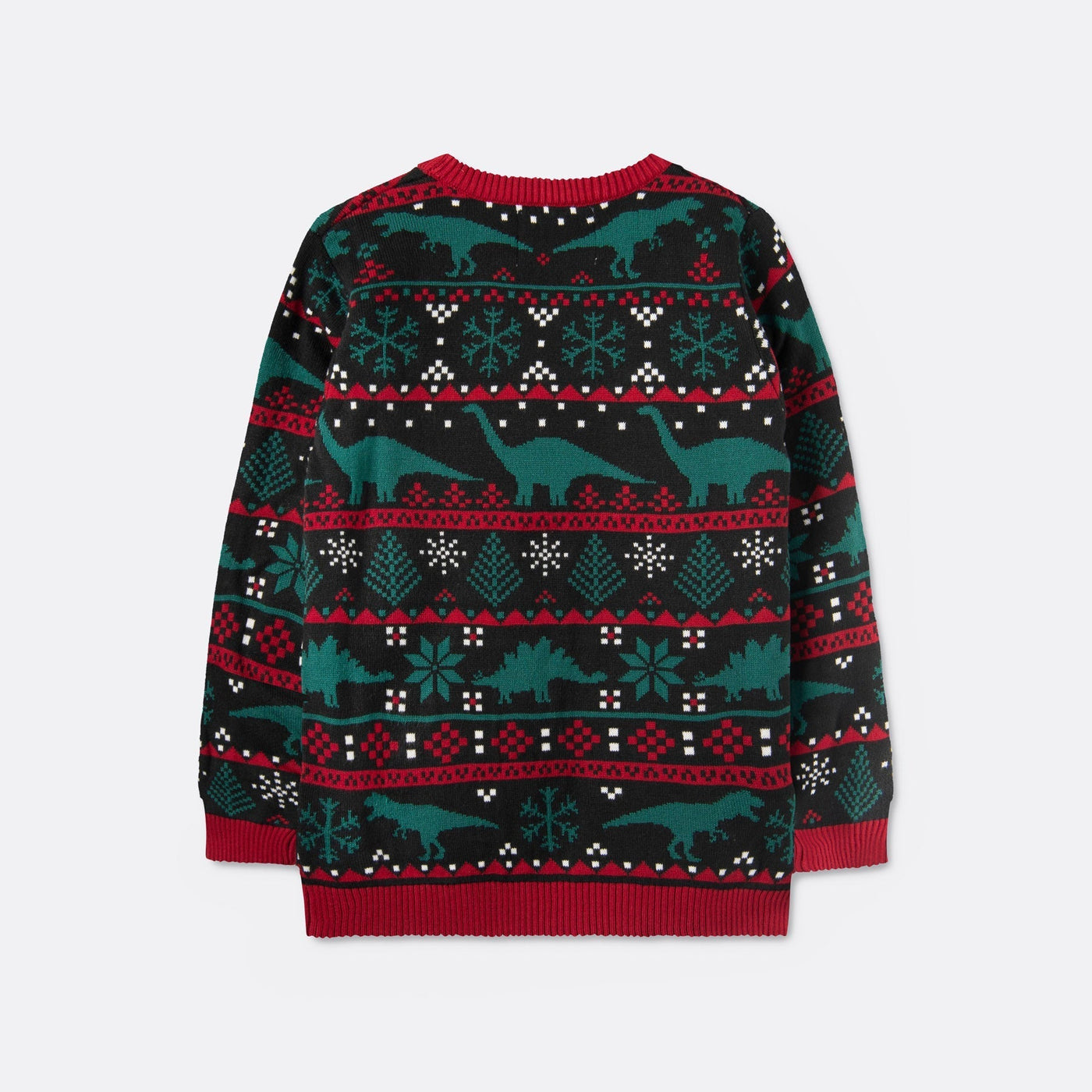 Kids' T-Rex Christmas Sweater