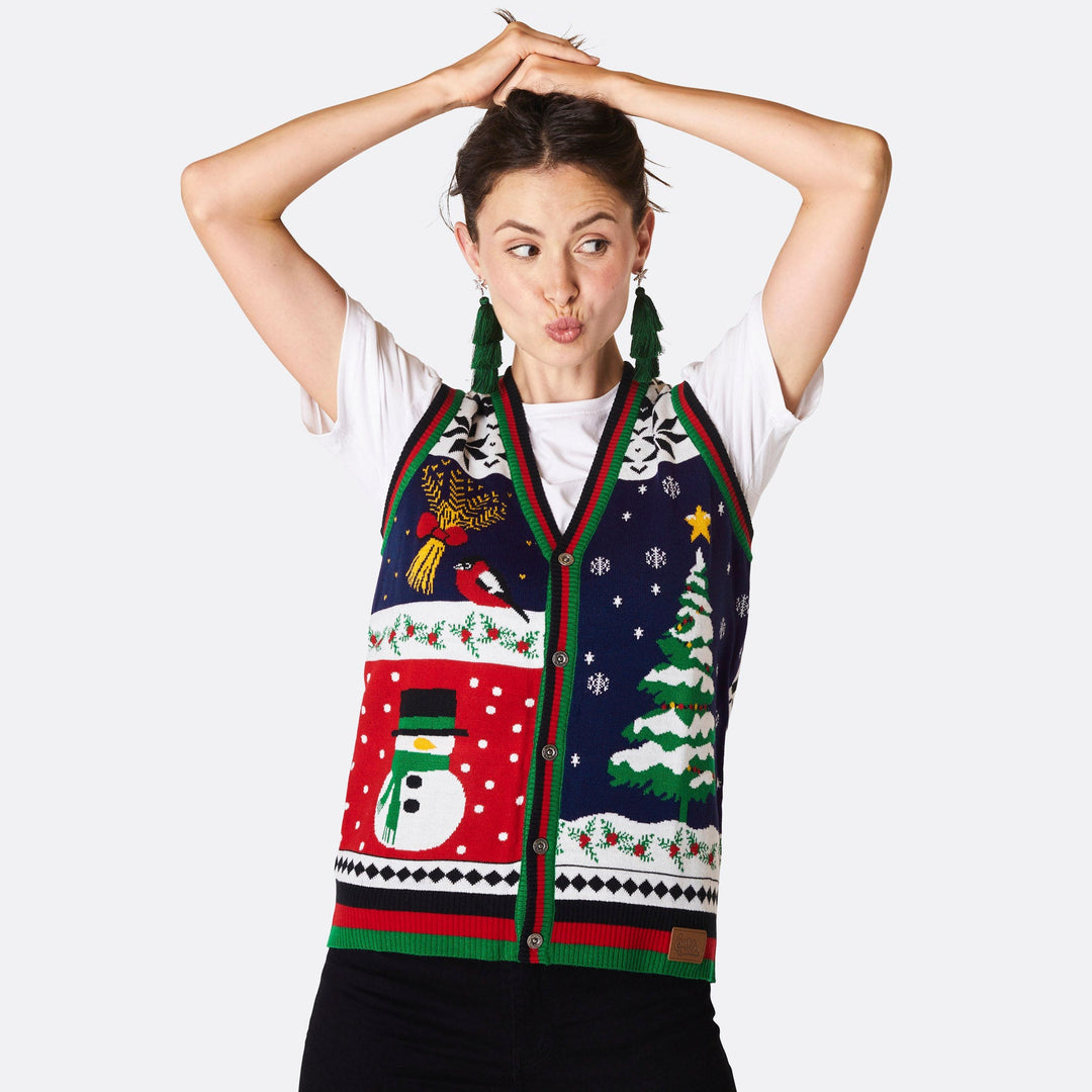Women's Christmas Waistcoat