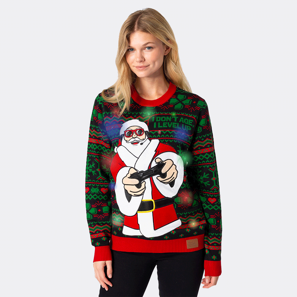 Women's Level Up Christmas Sweater