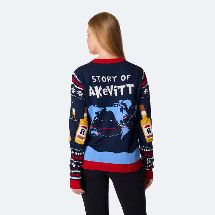 Women's All I Want for Christmas is Aquavit Christmas Sweater