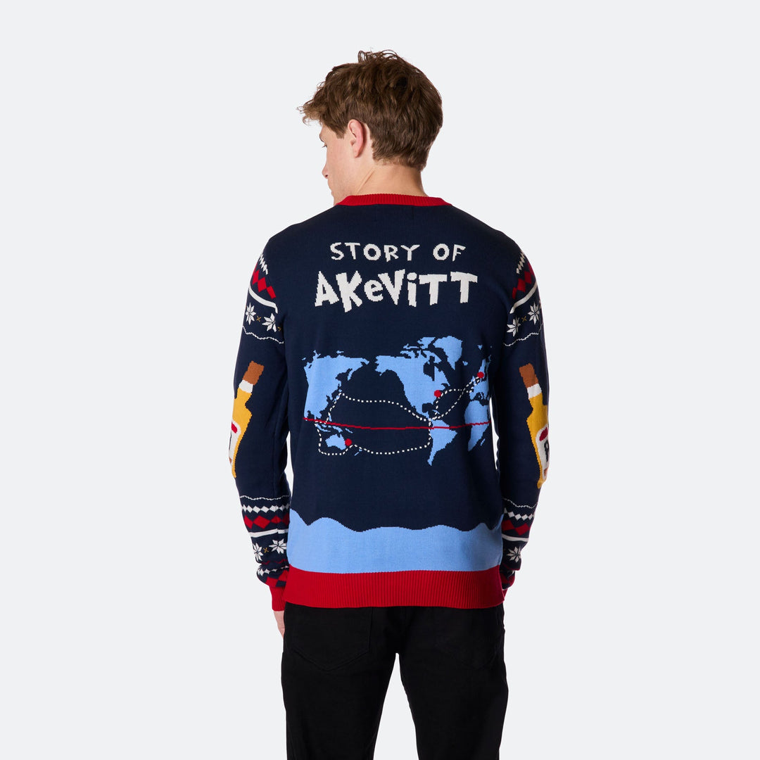 Men's All I Want for Christmas is Aquavit Christmas Sweater