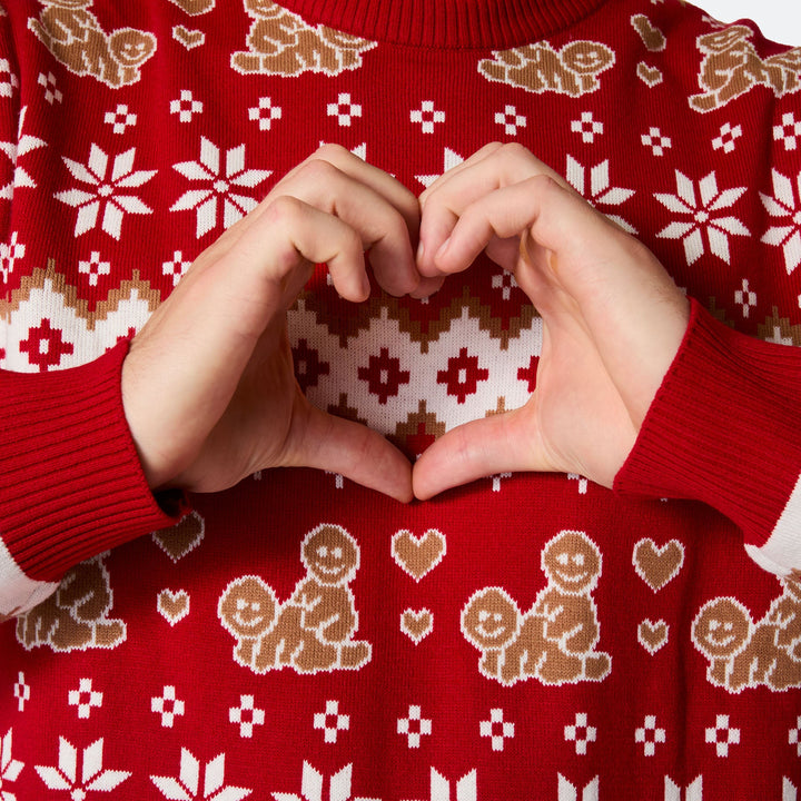 Men's Gingerbread Christmas Sweater