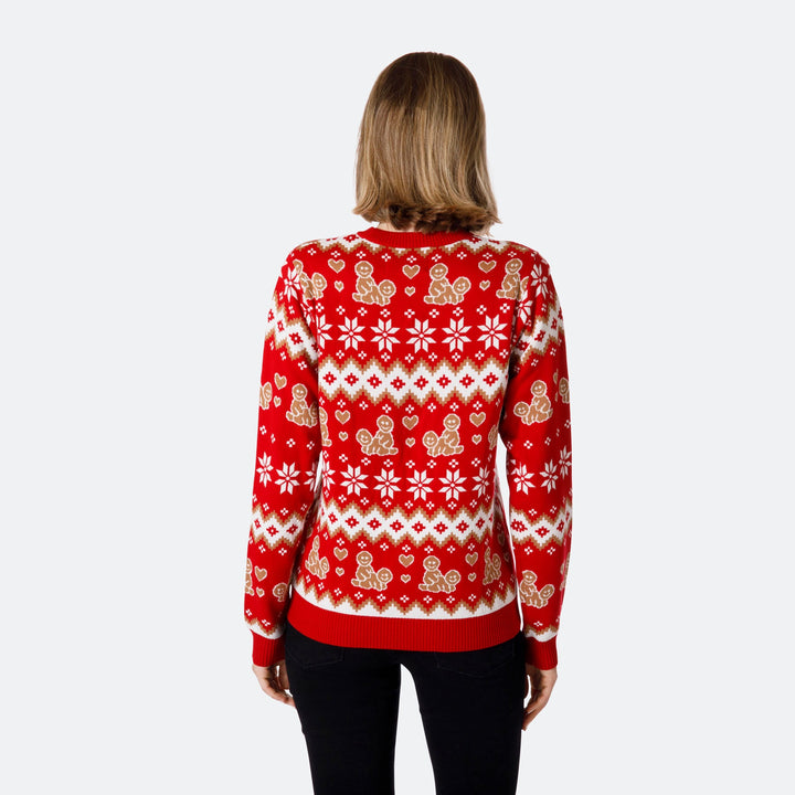 Women's Gingerbread Christmas Sweater