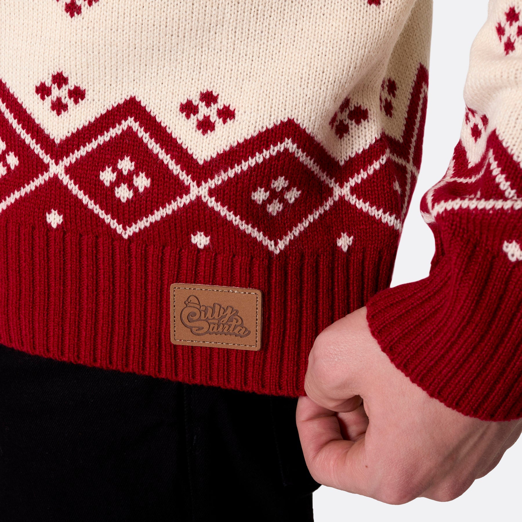 Men's Gingerbread Christmas Sweater – SillySanta.com