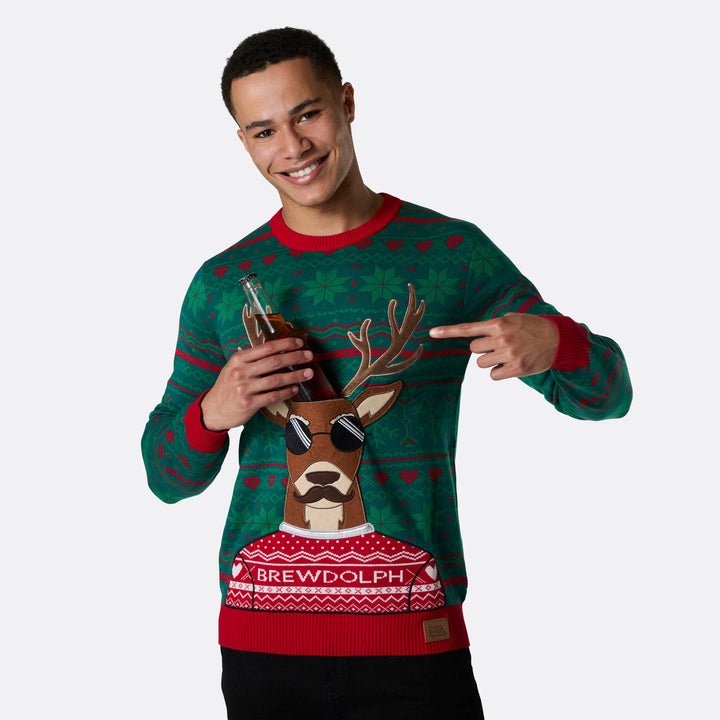 Men's Brewdolph Christmas Sweater