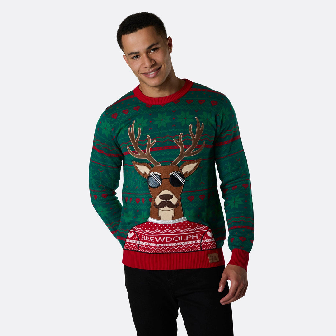 Men's Brewdolph Christmas Sweater