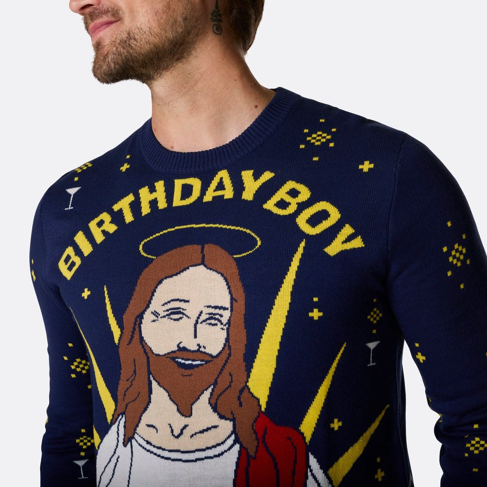 Men's Birthday Boy Christmas Sweater