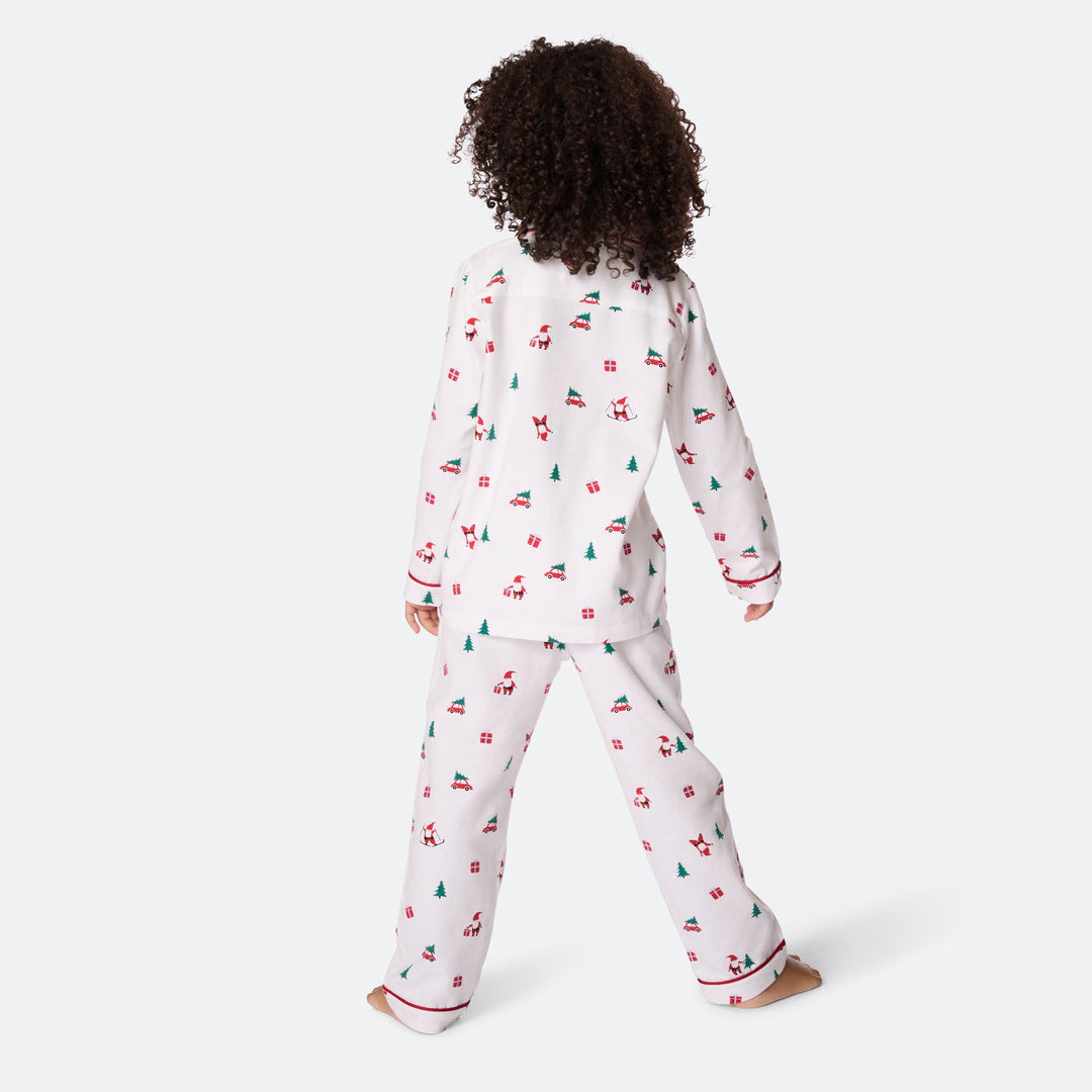 Kids' Mistletoe Flannel Christmas Pyjamas
