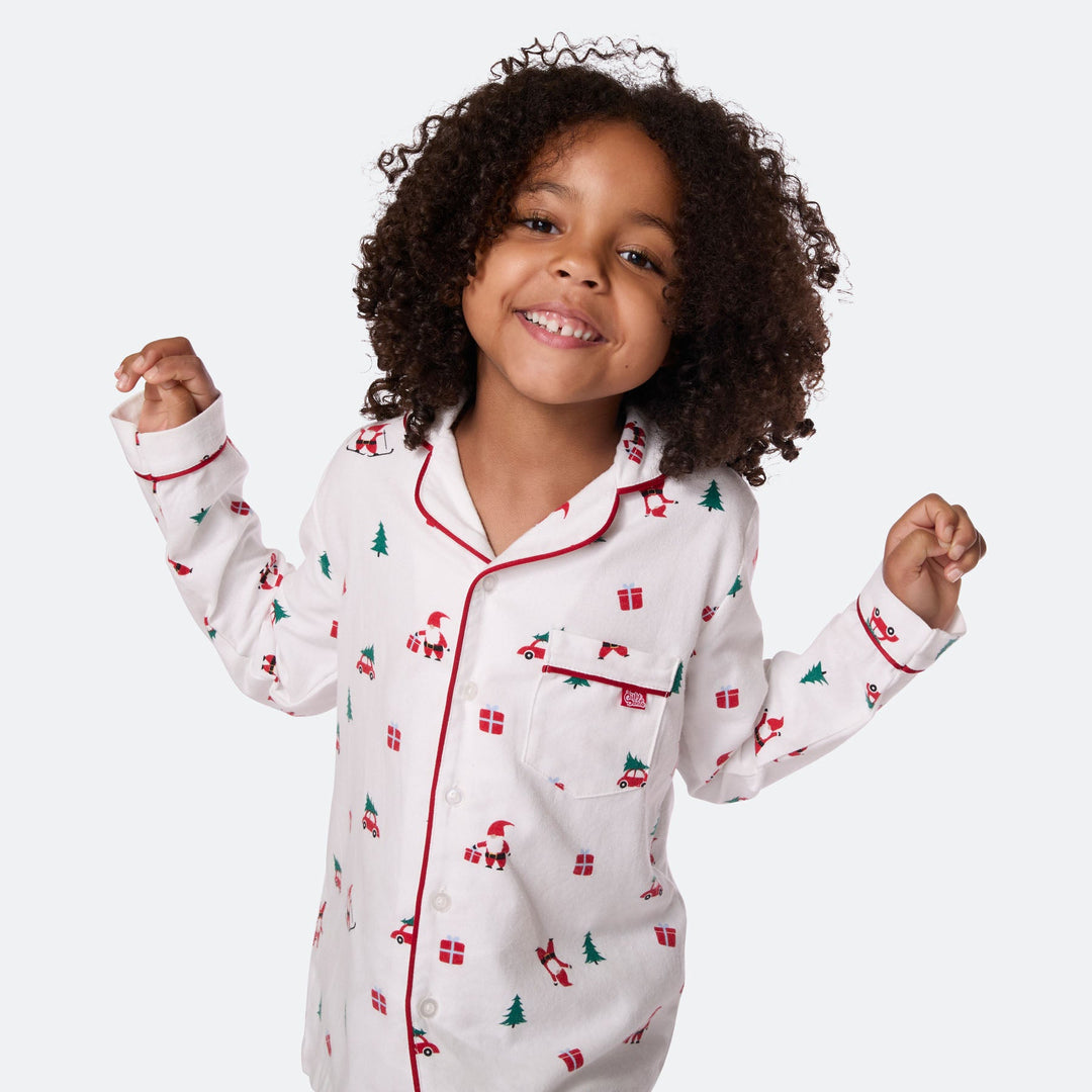 Kids' Mistletoe Flannel Christmas Pyjamas