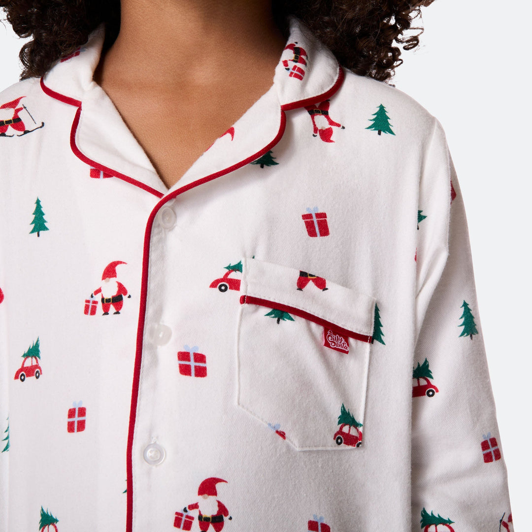 Kids' Mistletoe Flannel Christmas Pyjamas