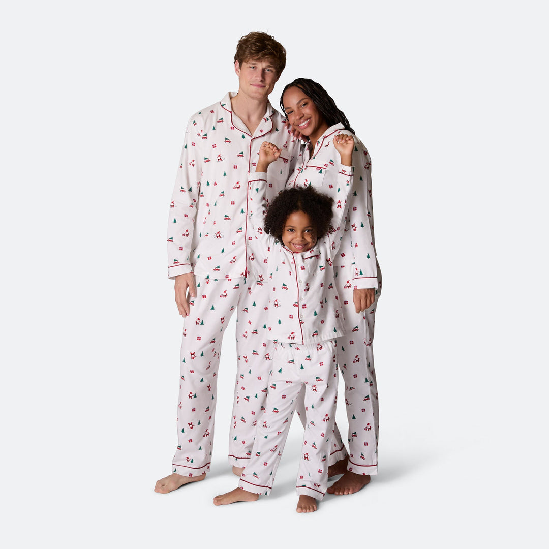 Women's Mistletoe Flannel Christmas Pyjamas
