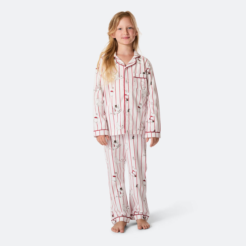Kids' Moomin Flannel Christmas Pyjamas