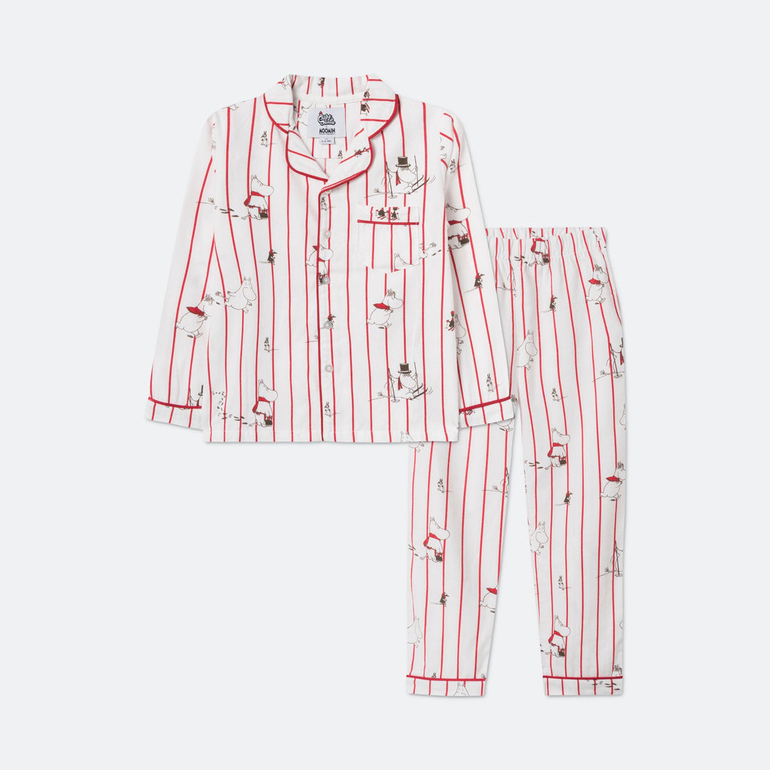 Kids' Moomin Flannel Christmas Pyjamas