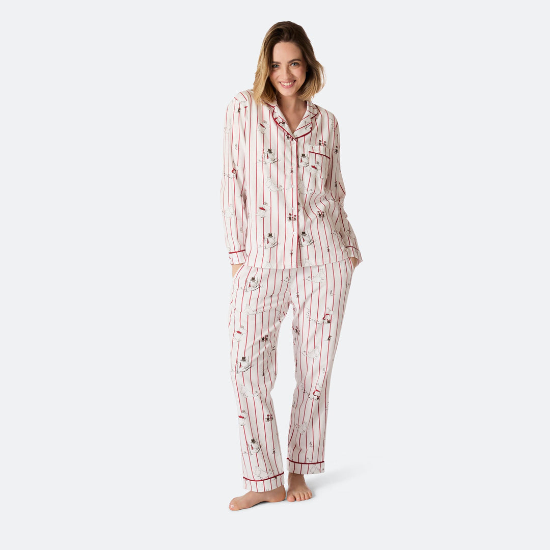 Women's Moomin Flannel Christmas Pyjamas