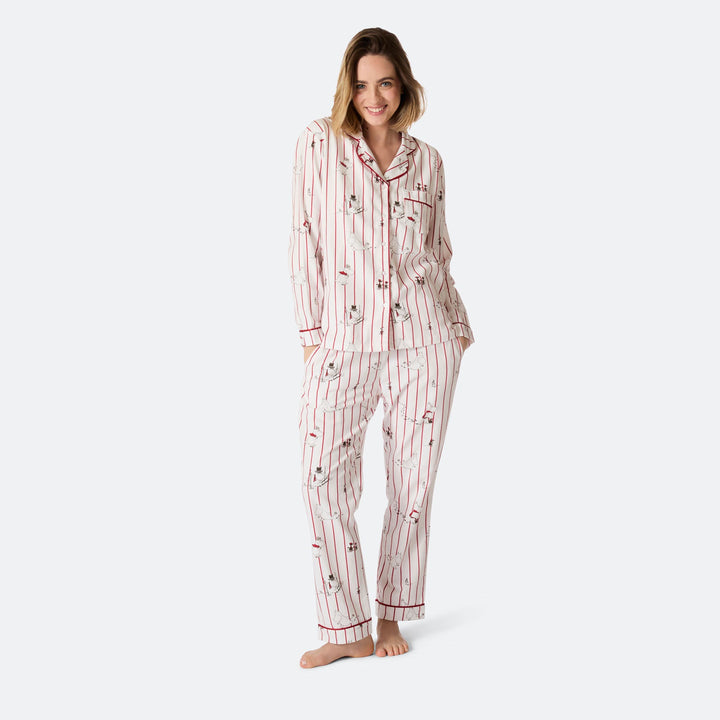 Women's Moomin Flannel Christmas Pyjamas