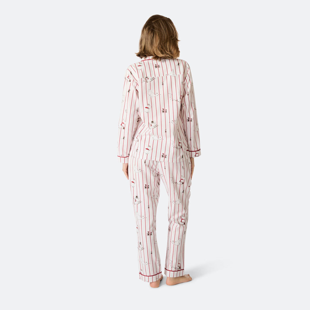 Women's Moomin Flannel Christmas Pyjamas