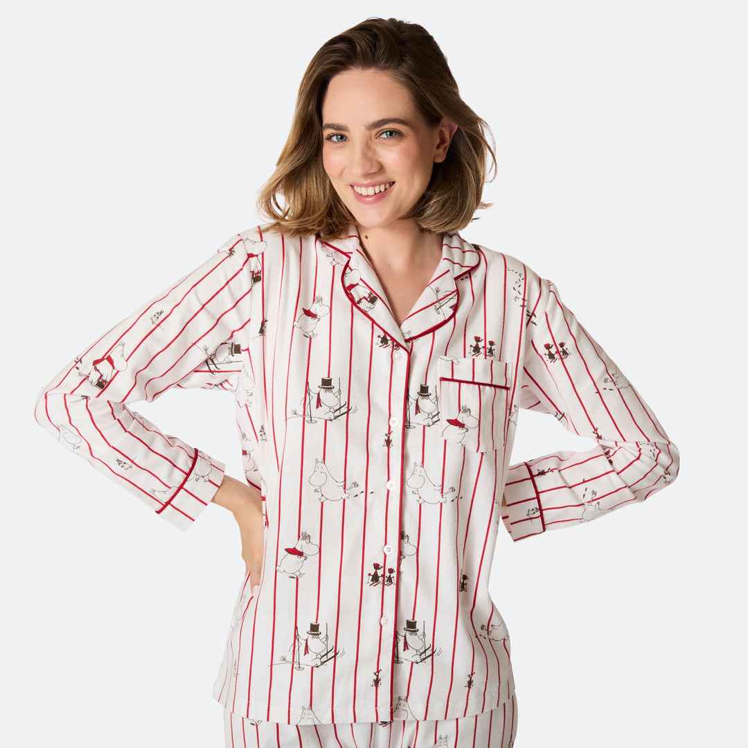 Women's Moomin Flannel Christmas Pyjamas
