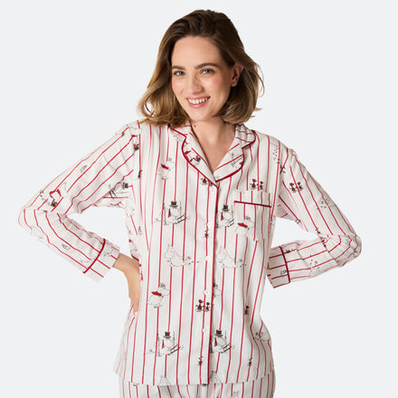 Women's Moomin Flannel Christmas Pyjamas