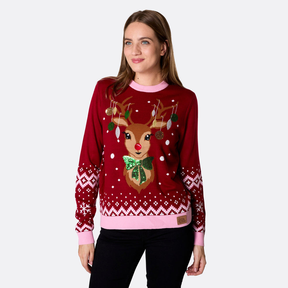Reindeer Matching Family Christmas Sweaters
