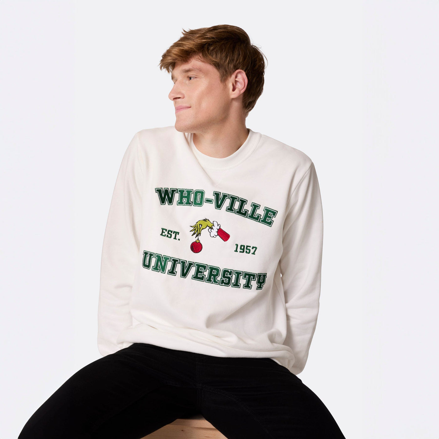 Men's Who-Ville University Christmas Sweatshirt