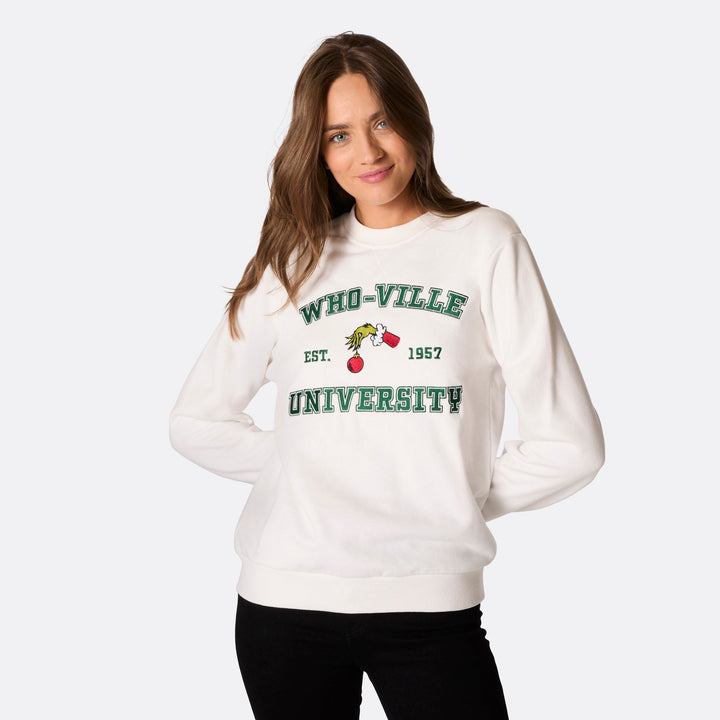 Women's Who-Ville University Christmas Sweatshirt