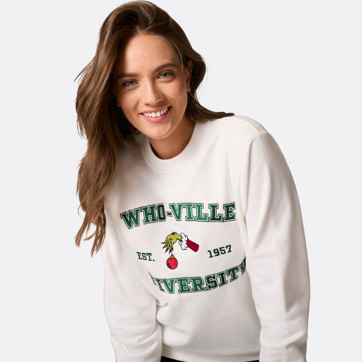 Women's Who-Ville University Christmas Sweatshirt