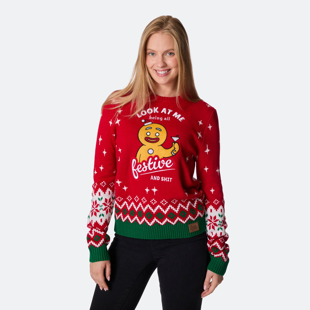 Women's Festive Christmas Sweater