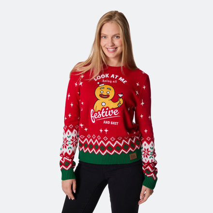 Women's Festive Christmas Sweater