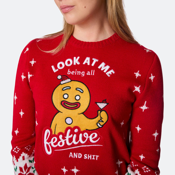 Women's Festive Christmas Sweater