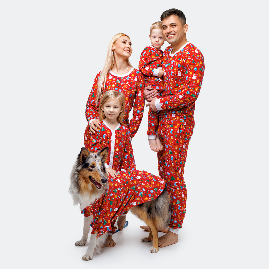 Matching Family Christmas Pyjamas - Red Christmas Dream