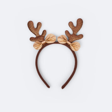 Glitter Reindeer Antlers Headband