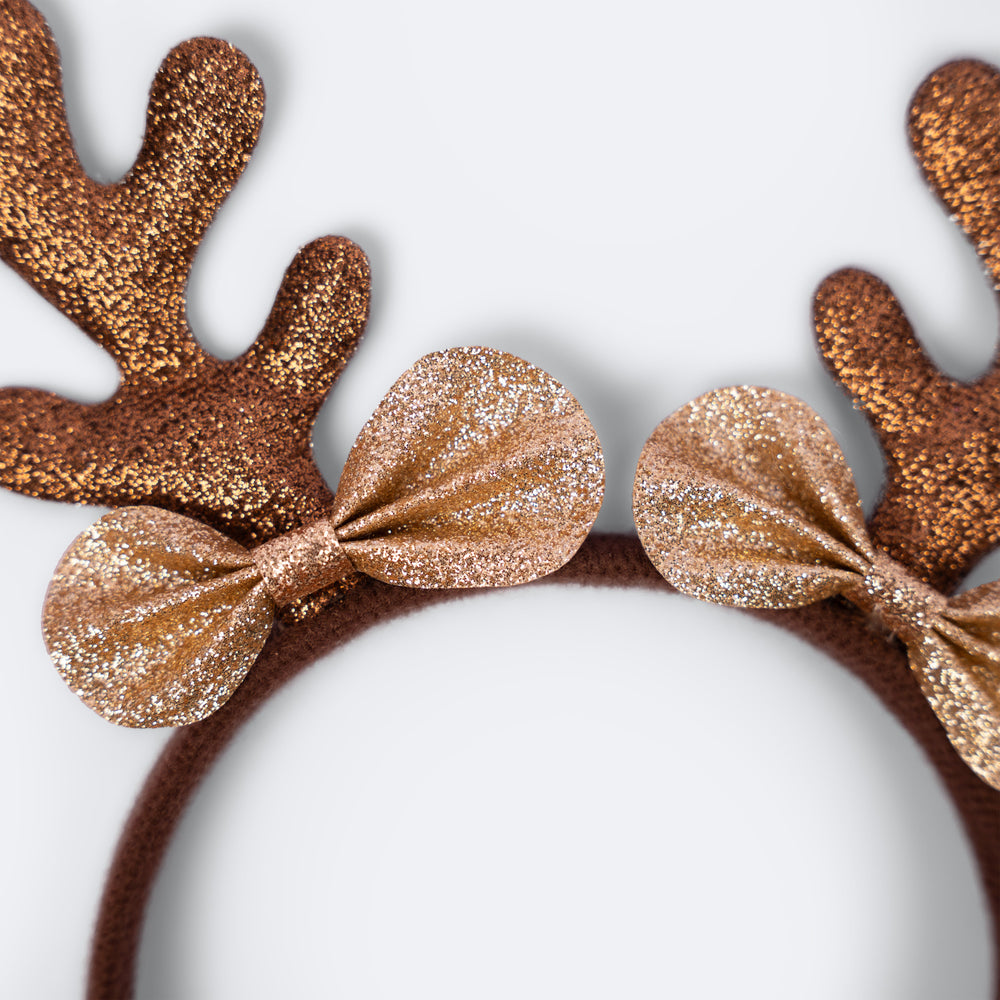 Glitter Reindeer Antlers Headband