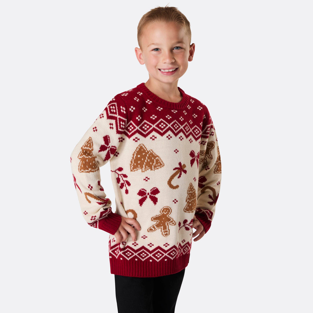 Gingerbread Matching Family Christmas Sweaters