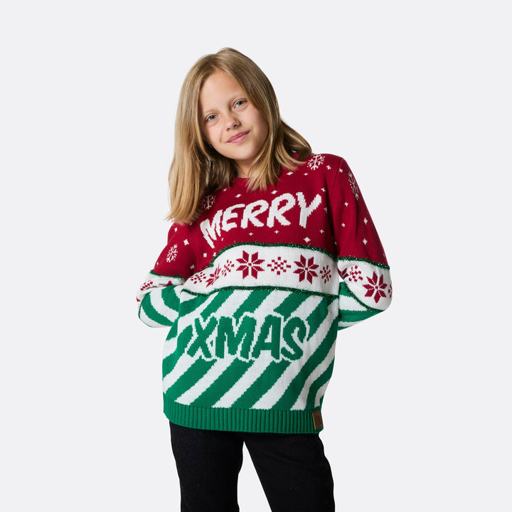 Merry Xmas Matching Family Christmas Sweaters